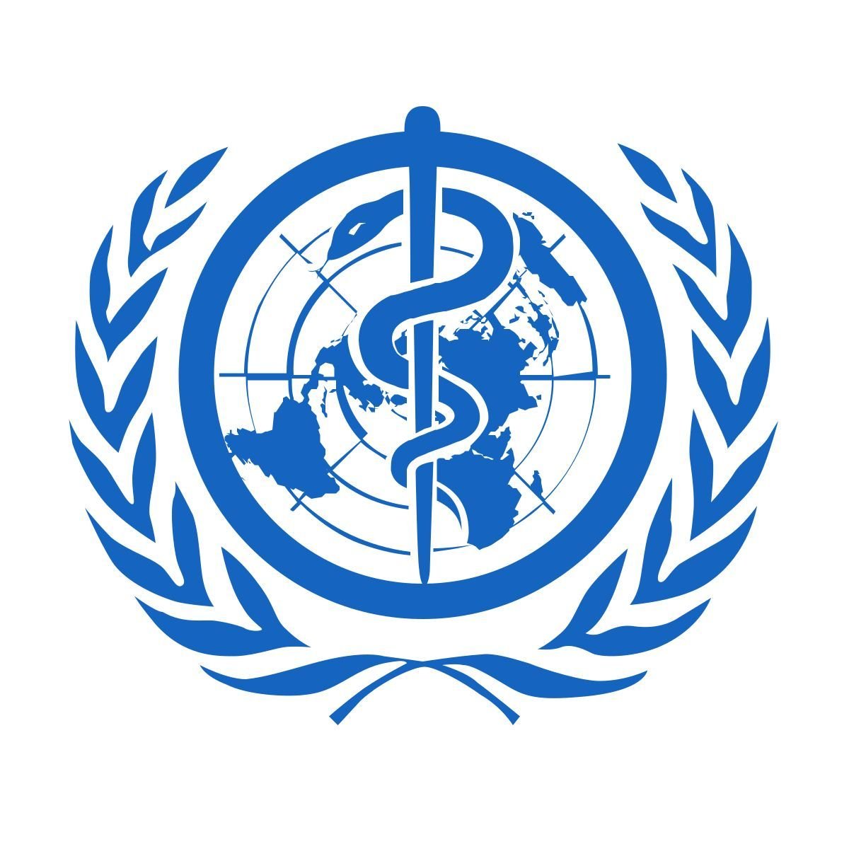 world health organization icon in color style